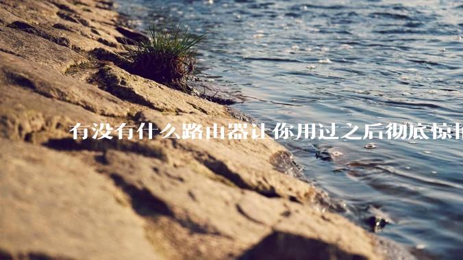 有没有什么路由器让你用过之后彻底惊艳了？