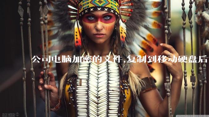 公司电脑加密的文件,复制到移动硬盘后如何解密?