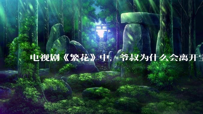 电视剧《繁花》中，爷叔为什么会离开宝总？